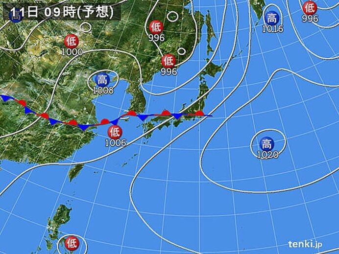 前線 停滞