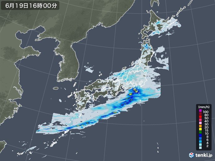 午後は近畿～関東にかけてと土砂災害に注意