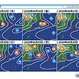 梅雨の最盛期　木曜から大雨の恐れ　不快な蒸し暑さに