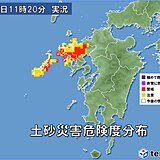 長崎・佐賀で大雨　あすにかけて線状降水帯の発生に警戒