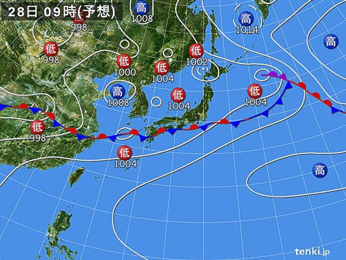 西日本を中心に大雨