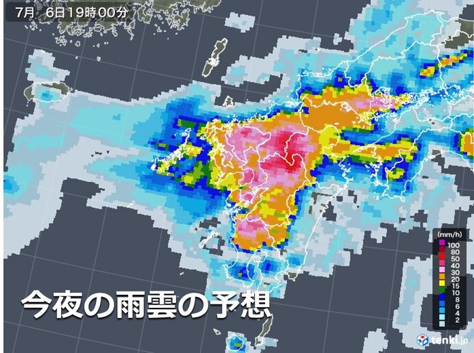 6～8日、新たな線状降水帯の発生に警戒