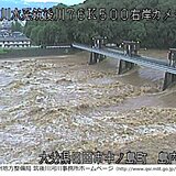筑後川が大分県日田市内で氾濫　厳重な警戒を
