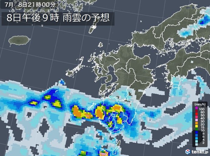 梅雨前線 再び北上へ 今夜は九州南部から激しい雨