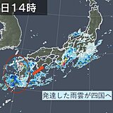 四国地方　梅雨前線活発化　今夜から再び大雨に