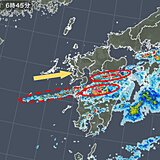 熊本・大分に活発な雨雲 災害の危険高まる