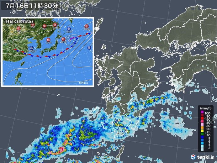 九州　来週にかけての雨の見通し