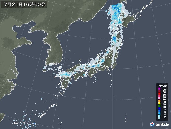 このあとも日本海側の地域を中心に雷雨に注意