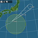 11日　台風北上　関東と東北で激しい雨