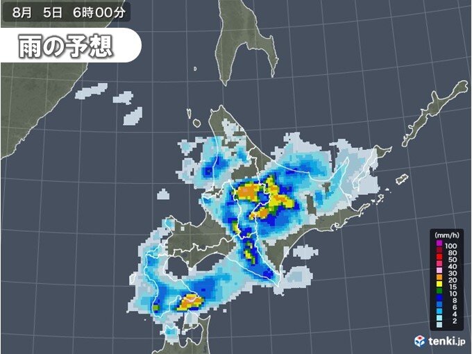 5日　北海道・東北北部は局地的に激しい雨　東北北部は梅雨明けなしの可能性も