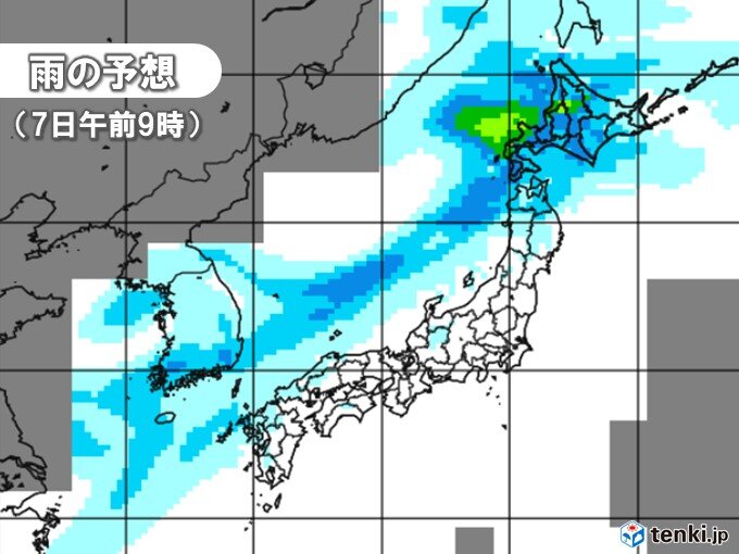 5日 東北から九州は空の急変に注意、北海道は局地的に激しい雨_画像