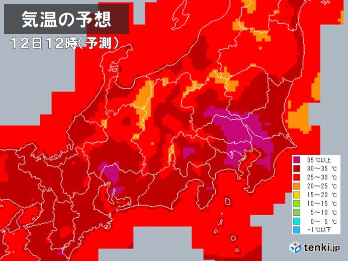 関東甲信　明日も厳しい暑さで熱中症警戒アラート発表　雷雨にも注意