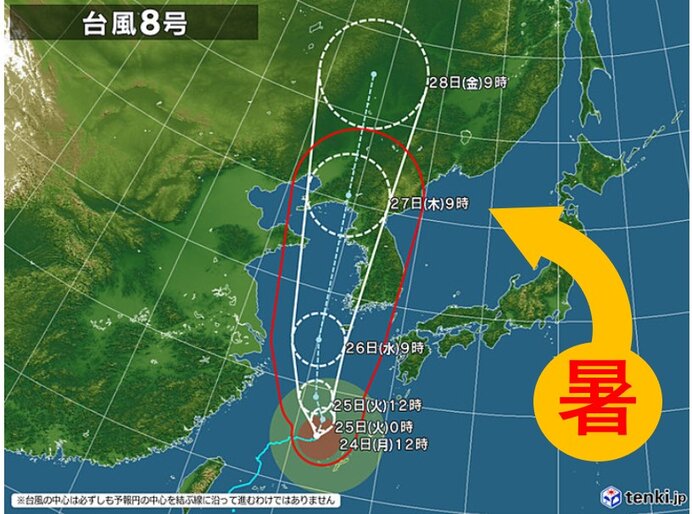 東北　厳しい残暑　台風8号の間接的な影響_画像