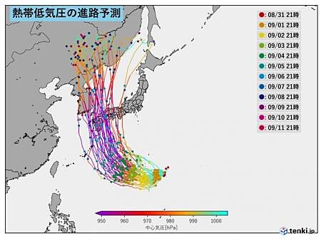 台風10号 発生か 列島に影響の恐れ Tenki Jp Goo ニュース