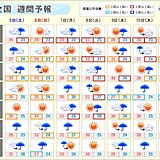 週間　土曜～月曜　台風10号に厳重警戒　進路から離れた所も油断なく