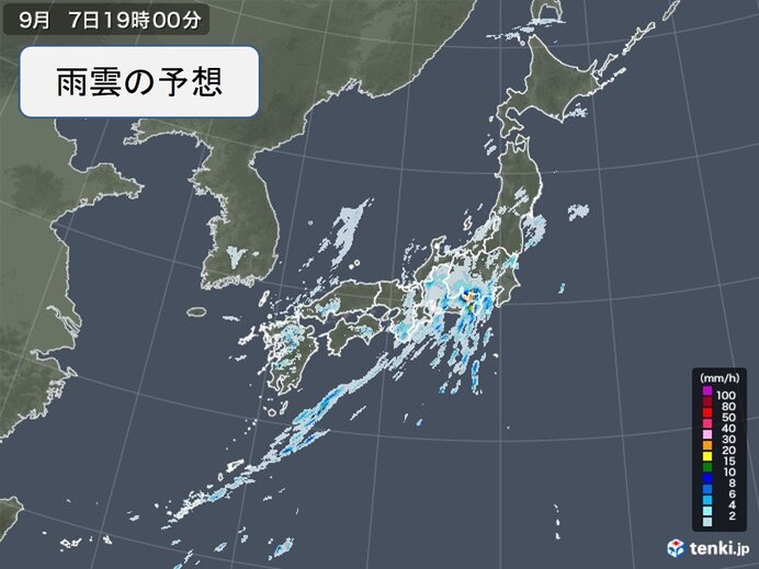 今夜も滝のような雨に警戒