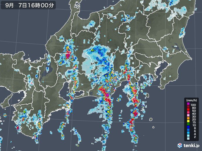 今夜も東海や関東で滝のような雨に警戒　あす9月とは思えない「酷暑」