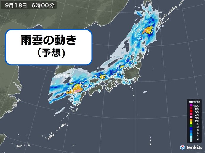 秋雨前線で大雨 今夜 あすも 滝のような雨 に注意 日直予報士 2020年09月17日 日本気象協会 Tenki Jp
