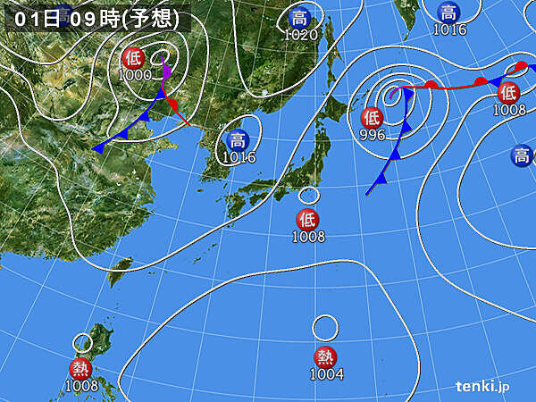 10月1日　九州など秋晴れに　東海や関東を中心に雨