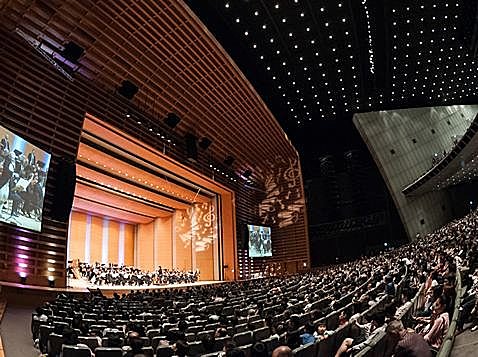 オーケストラ・コンサートが開かれる5008席のホールA（LFJ2015）