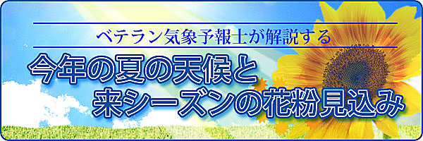 猛暑だと来シーズンの花粉は多くなるの?!夏の気象条件と花粉飛散量の密接な関係