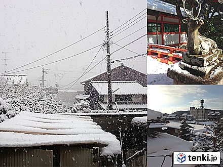 5位　元日　都心で9年ぶりの雪　京都は大雪の初詣