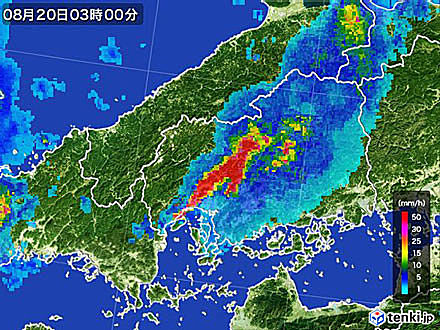 3位　西日本各地で8月に豪雨
