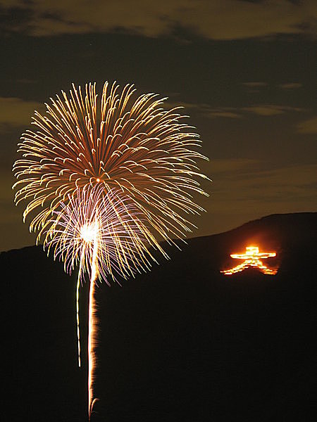 東の大文字焼は避暑地で（神奈川・箱根）