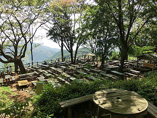 絶景を眺めながらのんびりできる景信山山頂