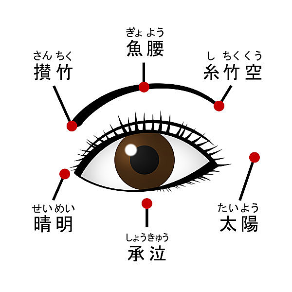 疲れたな……と思ったら、目のまわりのツボを刺激しよう