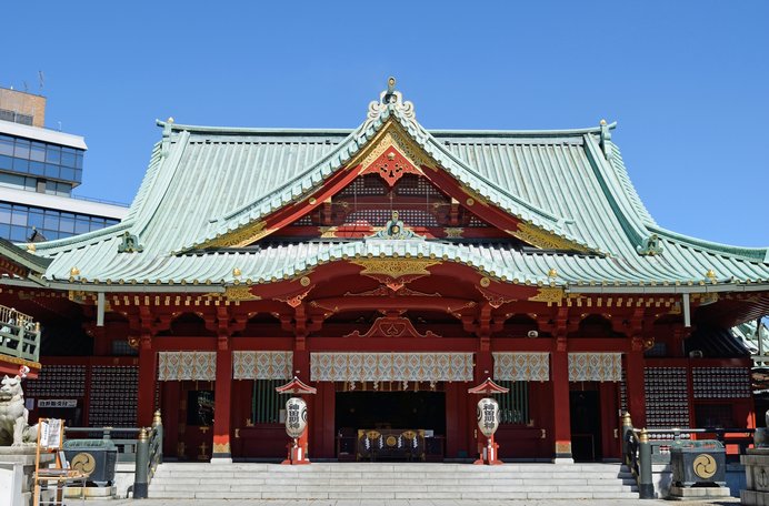 昭和9年に建てられた神田神社の御神殿