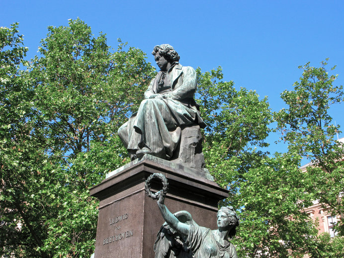 オーストリア・ウィーンにあるベートーベンの像