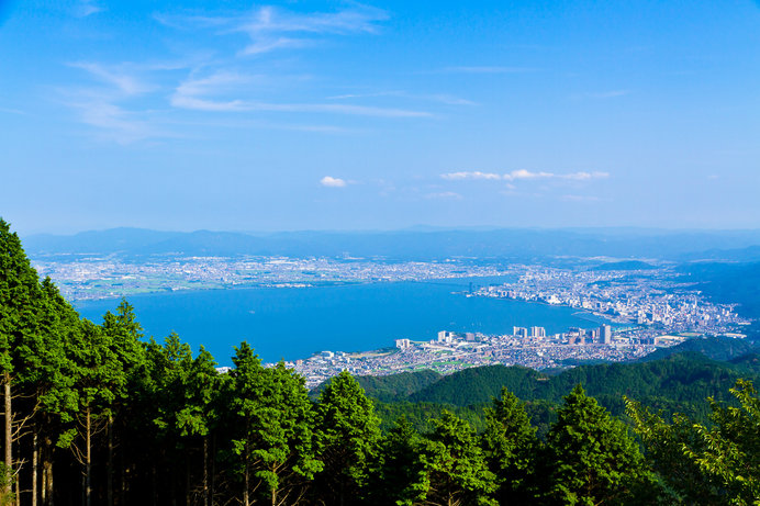 比叡山からの眺望