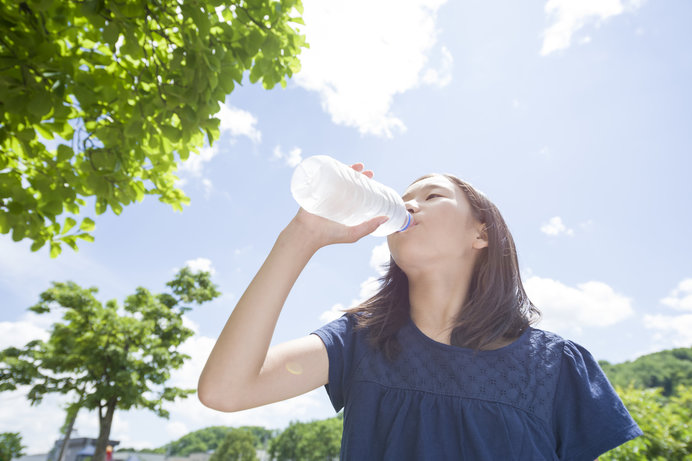 水分補給を忘れずに！