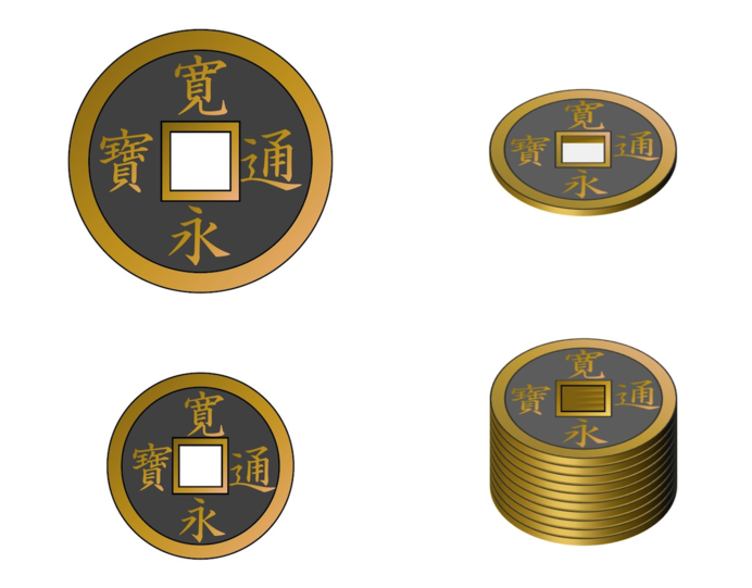 江戸時代に広く使われた寛永通宝