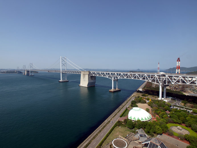 瀬戸大橋記念公園と瀬戸大橋