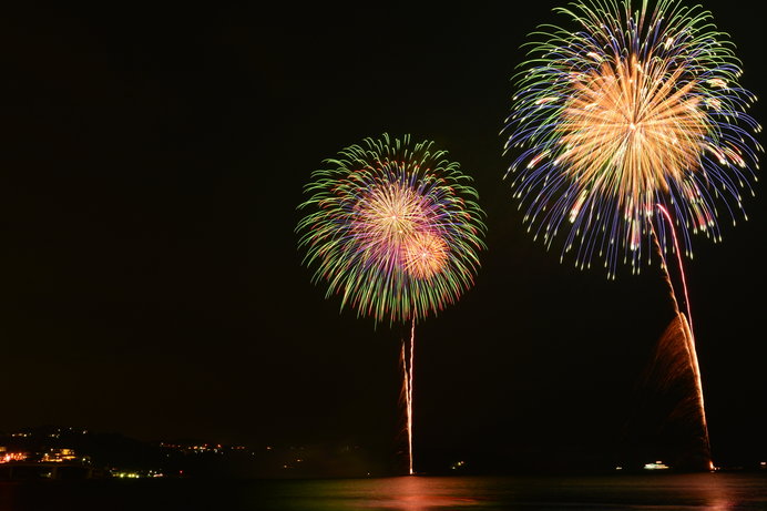 花火の打ち上げ数は約6000発！