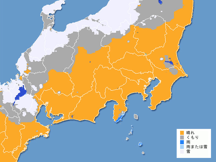 天気の推計気象分布