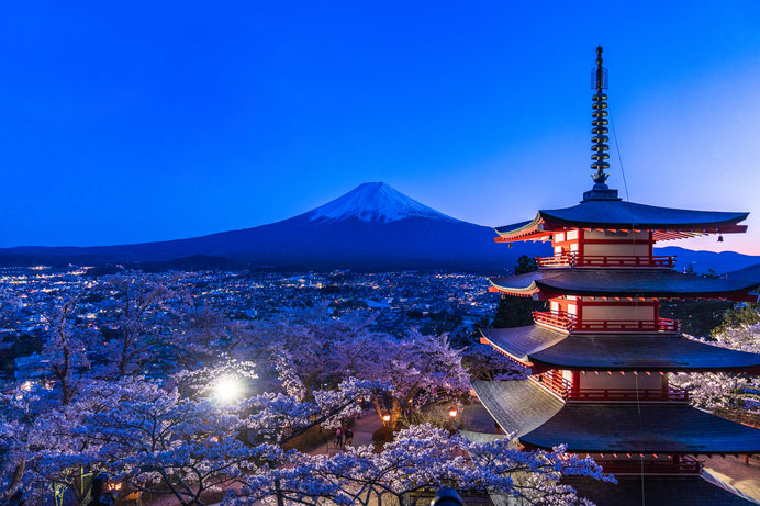 甲信の桜は日本情緒にあふれてる 富士山や古城とともに春を楽しむ桜に逢いに行こう Tenki Jpサプリ 19年03月23日 日本気象協会 Tenki Jp