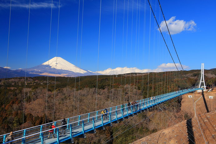 富士山や駿河湾が一望でき、朝焼け、夕焼けの絶景も見逃せない