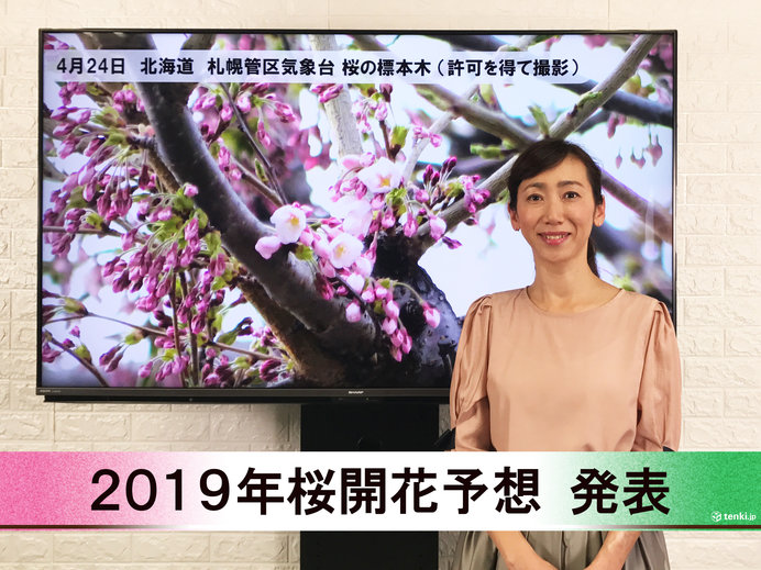 【動画で解説】日本気象協会から「第10回 2019年桜開花予想」発表！