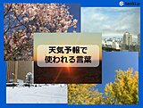 元テレビ局アナ気象予報士が教える　「天気予報で使われる言葉」　天気予報に詳しくなろう