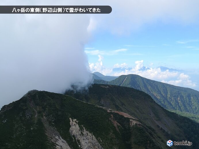 八ヶ岳で空模様と天気図を読み合わせ　天気図のポイントを解説_画像