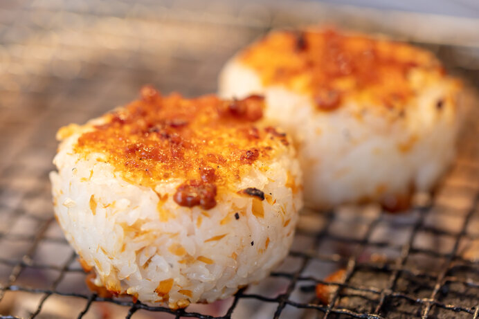 焼きおにぎりも最高