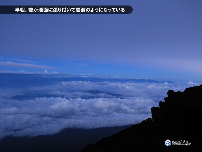 富士山の天気のカギ握る　凝結と対流