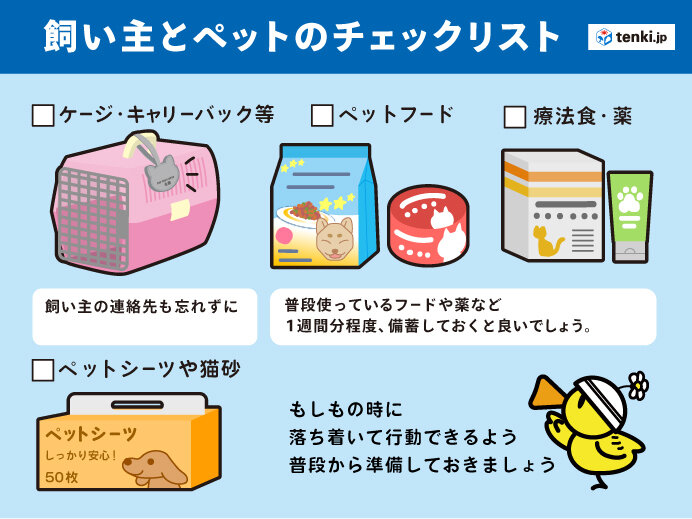 準備をしておくものは