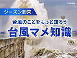 秋の台風シーズン　台風のことをもっと知ろう　台風マメ知識