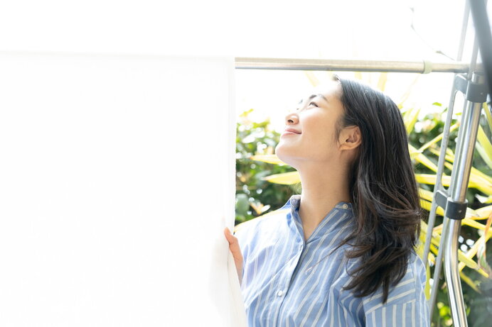 冬のシーツを早く乾かす干し方のコツ