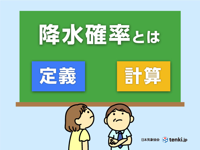 降水確率について学ぶ　定義や計算方法を豆知識と合わせて解説します