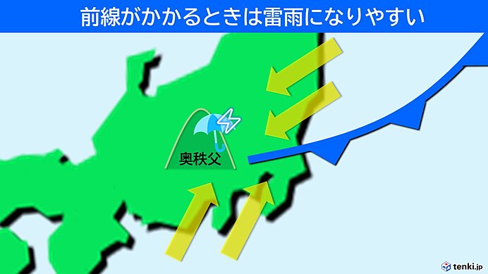 雷を避けて登山しよう！奥秩父に注目した雷発生パターンを解説_画像